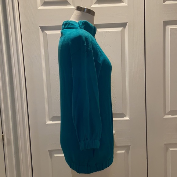 Limited Mock Neck Bubble Sweater w/ Pockets - Picture 2 of 7